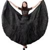 Women Maxi Skirt Elastic High Waist Super Large Pendulum Design Long Skirt Pleated Dance Skirt Party Wear
