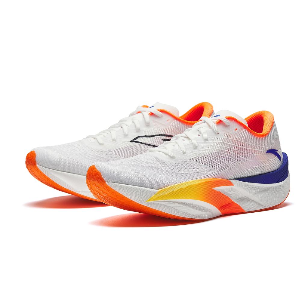 Anta C202 6.0 Sports Fashion Non-Slip Wear-Resistant Breathable Low-Top Casual Running Shoes Men Sneaker White Blue Orange 112515575-3