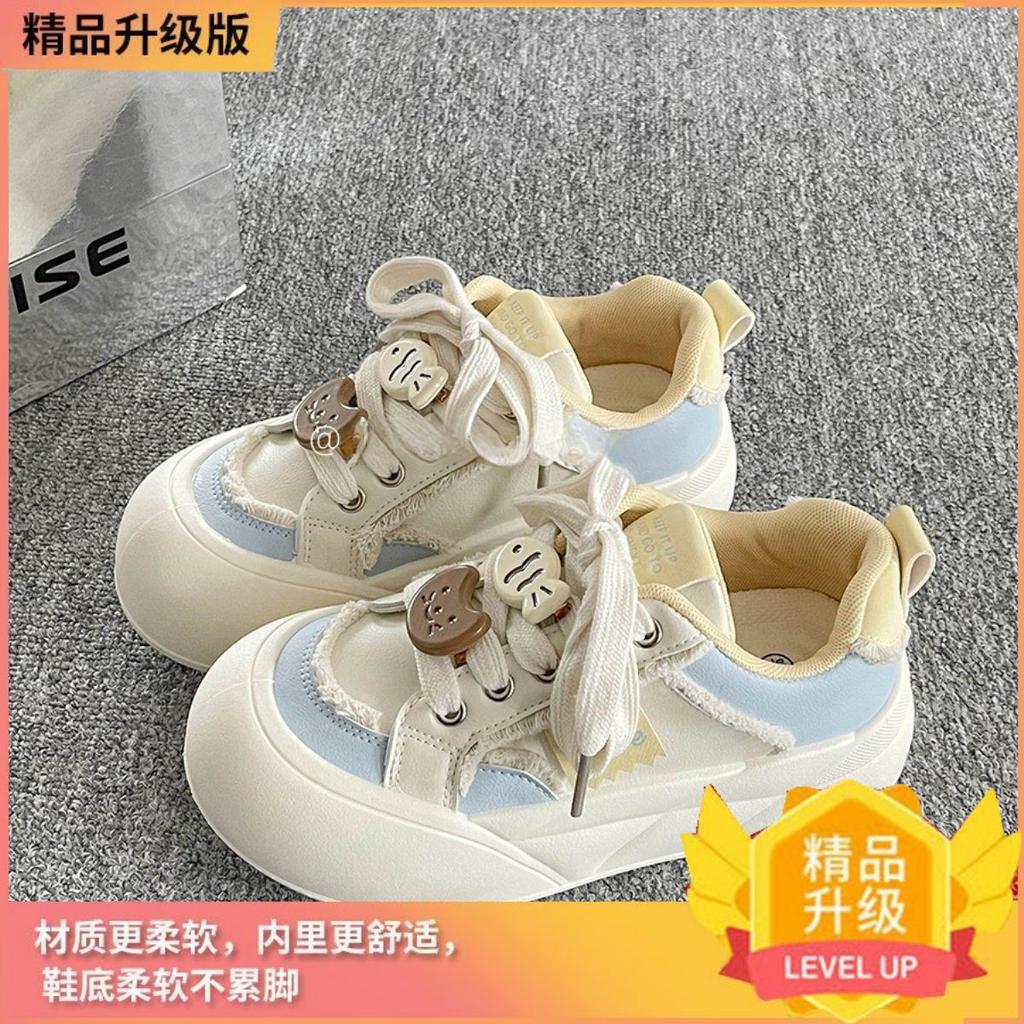 Женские туфли на толстой подошве весна и лето новая ниша дешевые универсальные туфли хлебные туфли