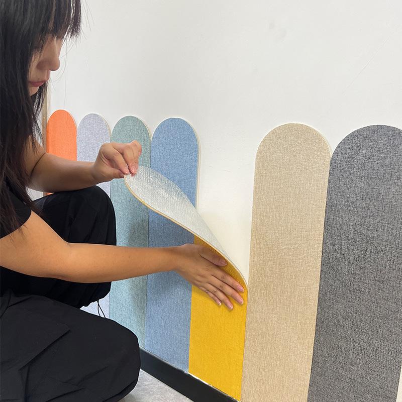 Самоклеящаяся детская противоударная наклейка на стену для декора и защиты комнаты