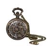Skeleton Pocket Watch with Analog Pendant Watch with Sweater Chain Perfect Gift for or Ceremonies Antique-Style Gears - Birthdays, Anniversaries,