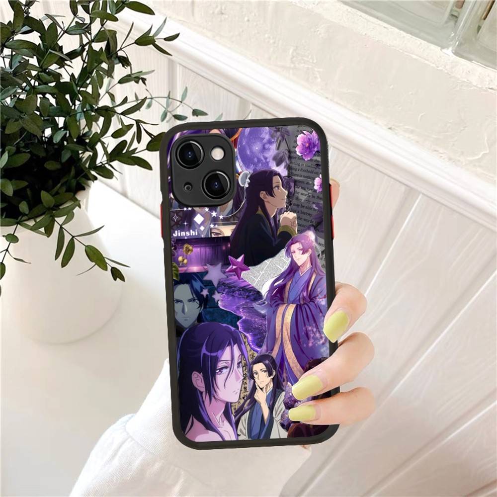 Anime A-Apothecary Diaries Phone Case For IPhone 16e 16 15 14 13 12 11 Pro Max X XS Max Plus Matte Clear