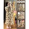 Hot-Selling Winter Bear Cartoon Nightgown - Warm, Cute, Thickened Coral Fleece Pajamas