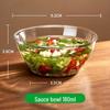 Jinwuyuan Disposable Crystal Plastic Sauce Bowl