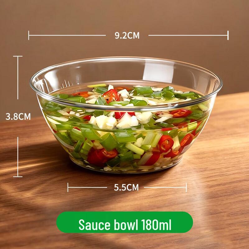 Jinwuyuan Disposable Crystal Plastic Sauce Bowl