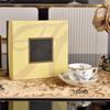 Бытовая керамическая чашка с блюдцем Садовый цветок Концентрированная чашка Кофеварка для эспрессо Чашка для послеобеденного чая Мокка Кофейная чашка Банкетная кухонная утварь 100 мл