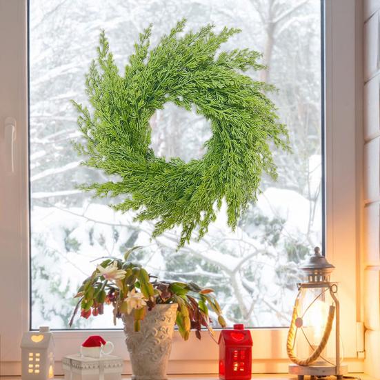 35/40/45/50/55СМ Искусственный Самшитовый Венок Для Дома Улицы Входной Двери Настенный