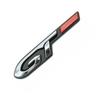 Car 3D Metal GT Logo Body Trunk Emblem Badge Decals Sticker For KIA K3 K5 Sportage Peugeot 206 207 208 301 508 2008 3008