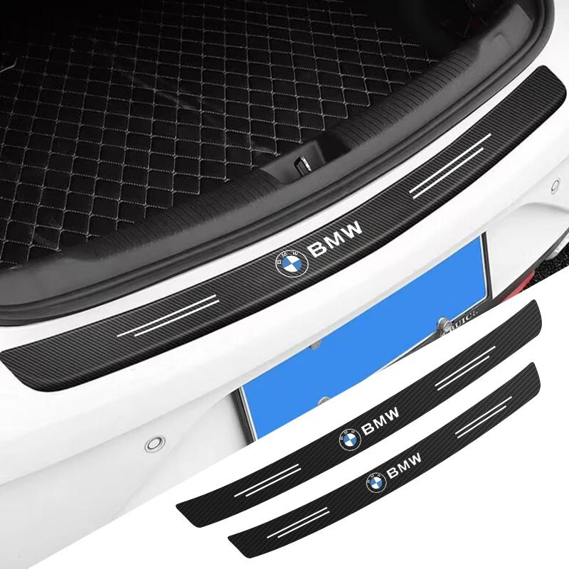 Carbon Fiber Car Rear Trunk Bumper Guard Stickers For BMW Performance E39 E90 E36 E46 G22 F25 F20 F15 F40 F36 G30 G20 G05