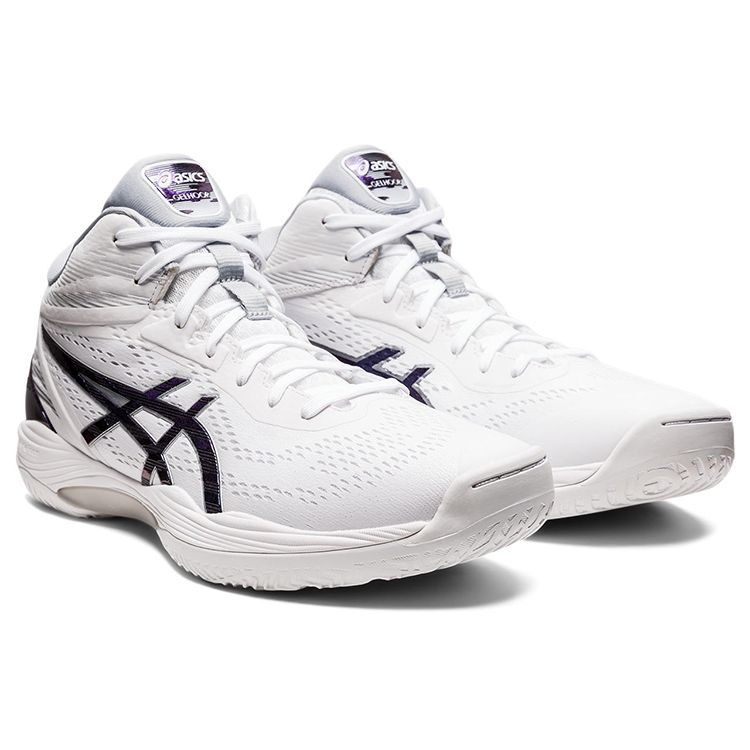 Asics Gelhoop V14 White Blue Unisex Sneakers 1063A050-101