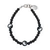 821WEBSERVICE Yin N Yang Black Bracelet