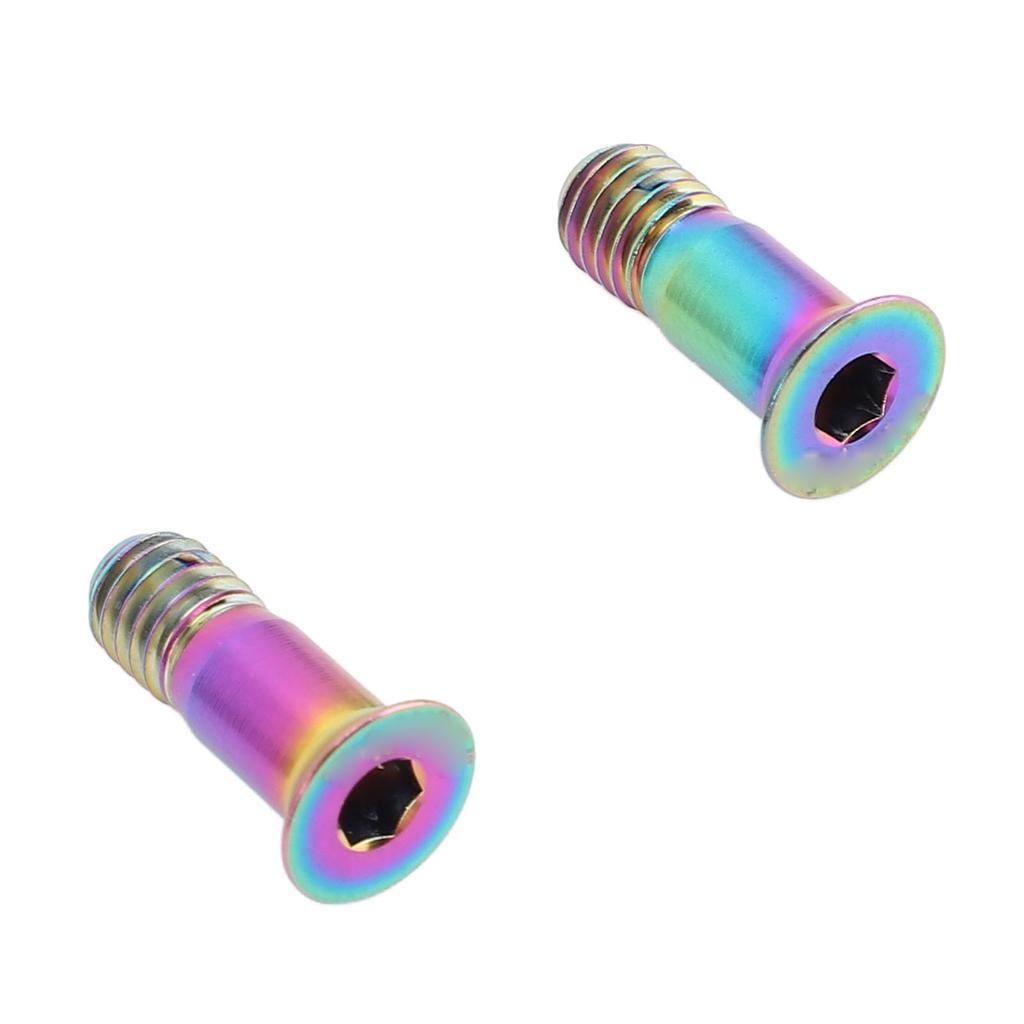 2 шт. велосипедный подшипник шкив винты колеса титановый сплав плоская головка уменьшить пропуск цепи задний переключатель передач руч