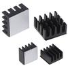 4Pcs Black Aluminum Heatsink Cooler Cooling Kit For Raspberry Pi 3/2 /Rpi B+