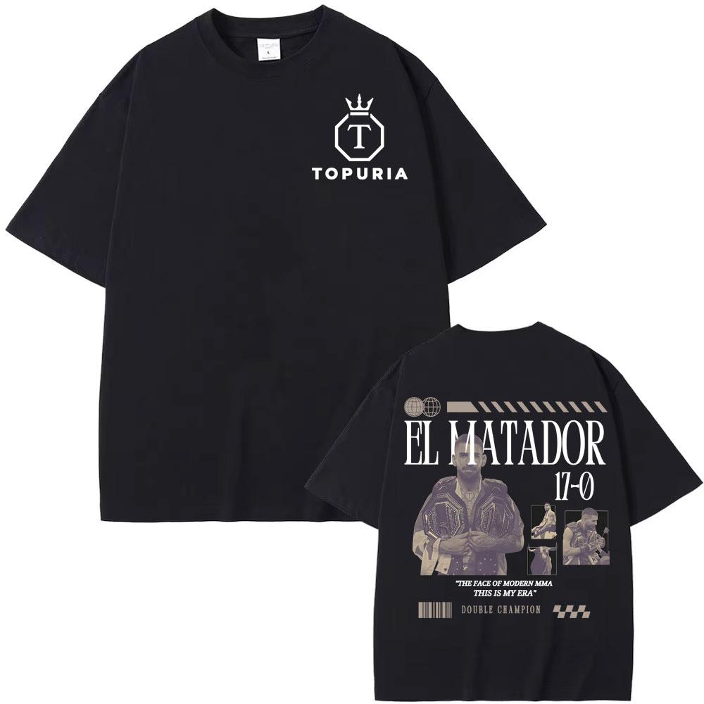 2026 El Matador Илия Топурия Винтажная Графическая Футболка Мужская Одежда Мода Готические Футболки Мужчина Летние Топы Удобная Футболка