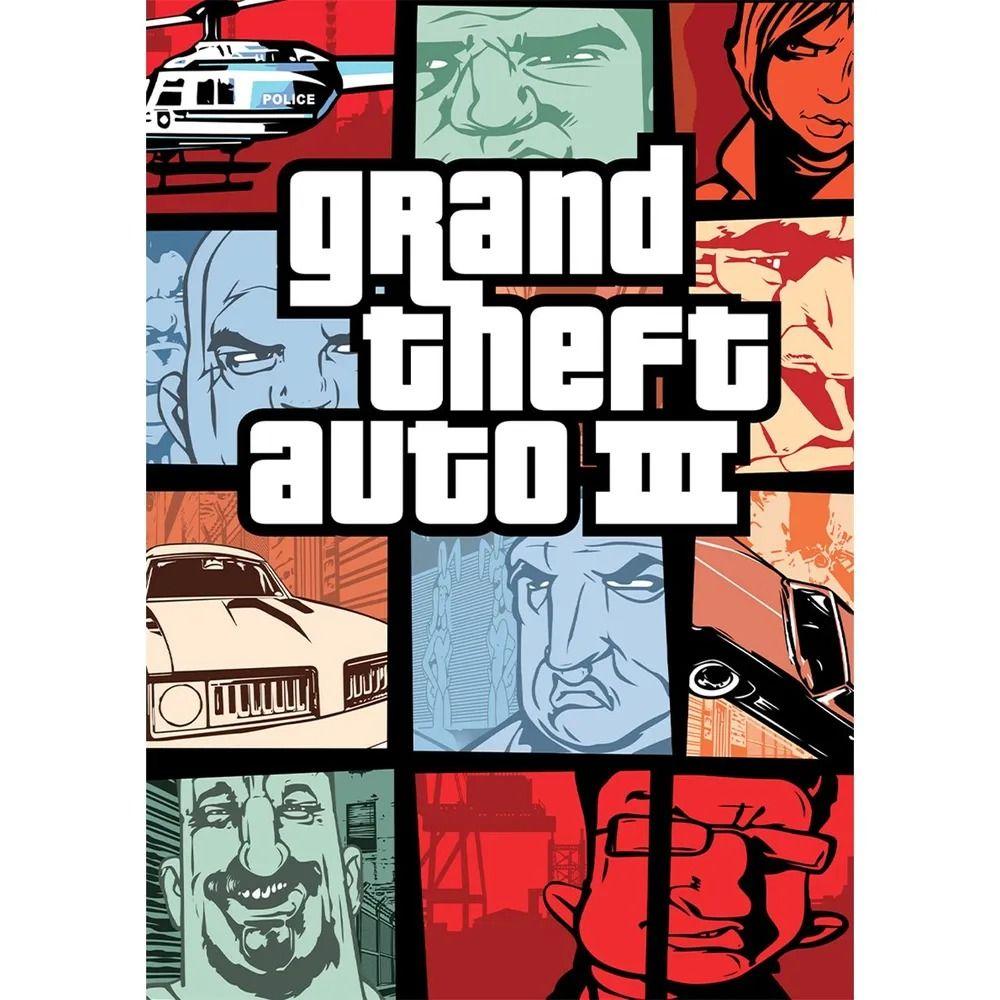 Grand Theft Auto GTA Металлическая жестяная табличка Ретро Игровое Настенное Искусство 30x20см