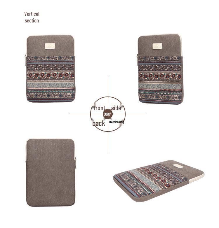 Canvas Laptop Sleeve for MacBook and Tablets - Fits 13", 14", 15"