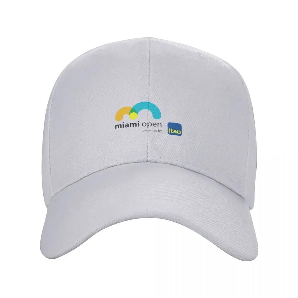 Логотип Miami Open Теннисный Подарок Бейсболка черные роскошные кепки Шапка-бини Для пляжного отдыха Мужская Женская
