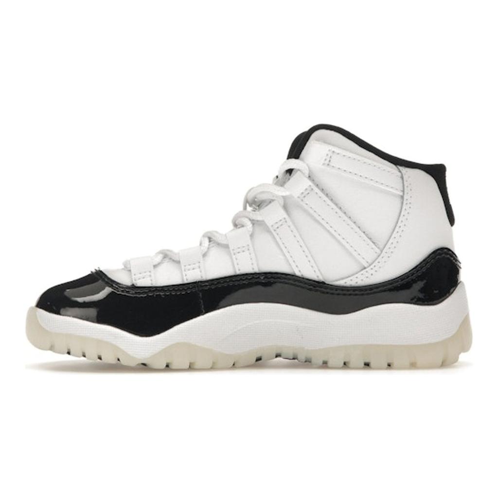Детские кроссовки Air Jordan 11 Retro PS Gratitude / Defining Moments Белый Черный Металлик-Золотой 378039-170