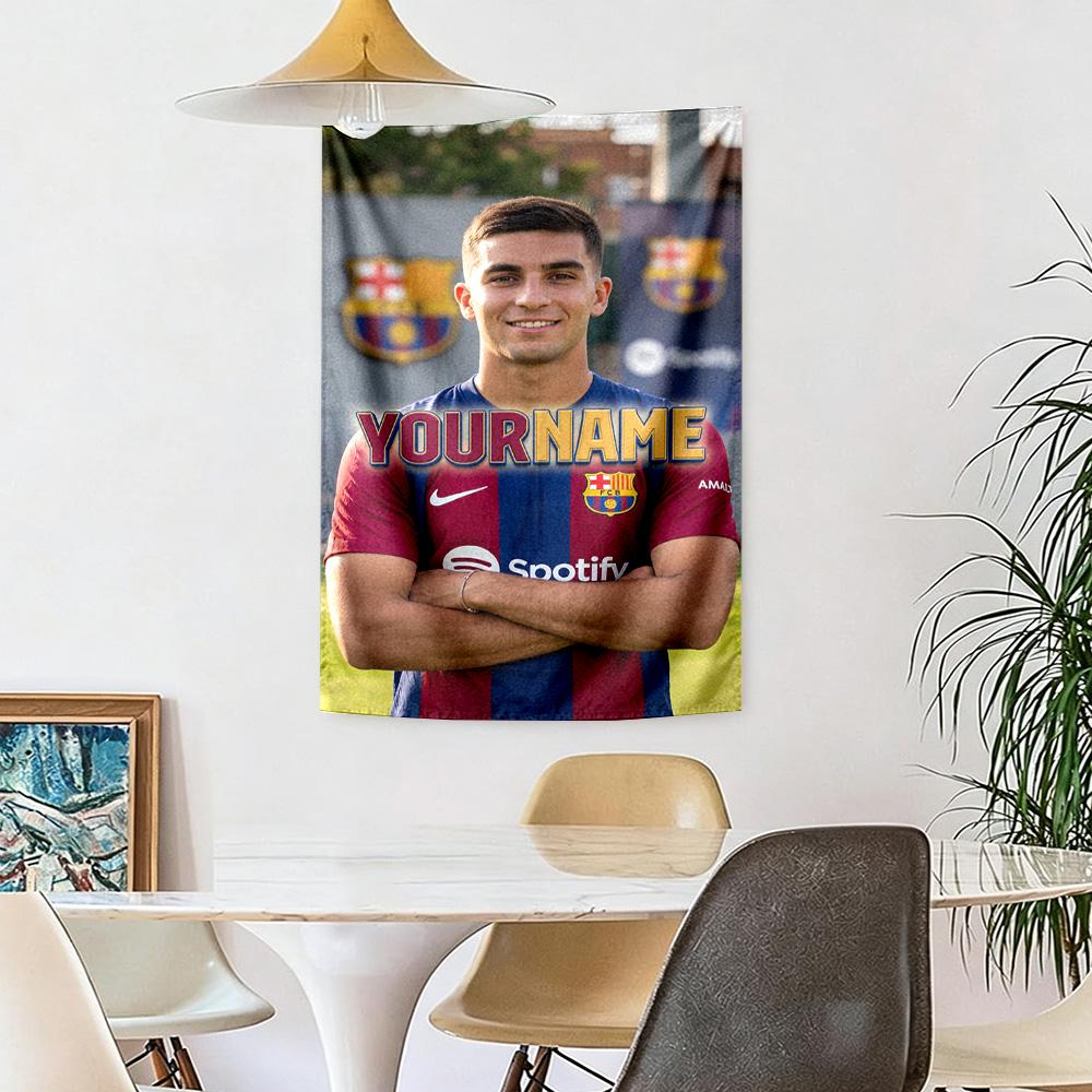 Star Player Custom Your Name Wall Decor Tapestry Art For Pet Memorial Birthdaywedding Party Backdrop Family Gift