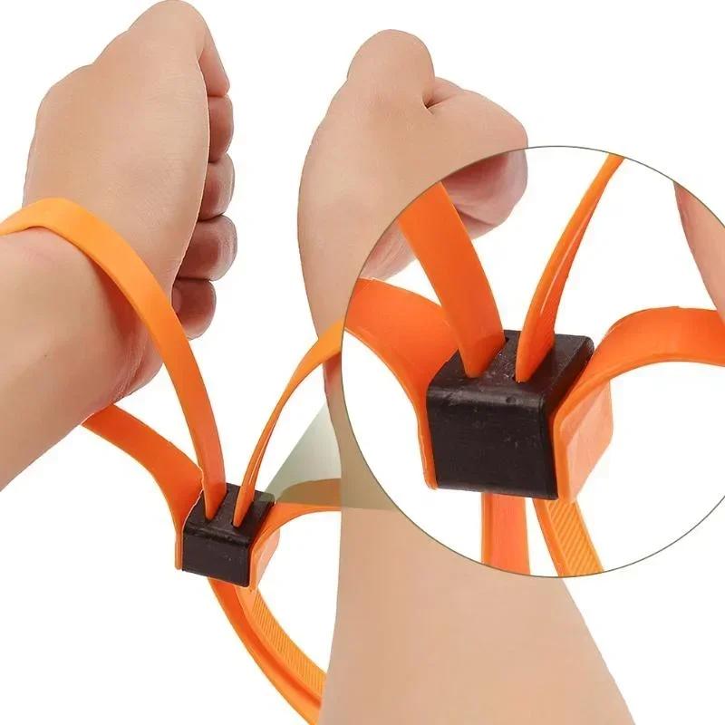 1piece New Outdoor Double Ring Tactical Restraint Belt Portable Multi-function Folding Binding Supplies CS Equipment Accessories