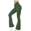 Flared Leggings For Women Strech Bootcut Yoga Pants High Wasit Elastic Workout Pants Wide Leg Dress Pants