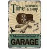 Classic Auto Garage Car Full Service Metal Tin Signs Wall Art Posters Plate Wall Decor for Bars Man Cave Cafe Clubs Garage Retro