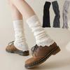 New Spring Japanese Style Lolita Warm Leg Thin Knitted Socks Girl Foot Covers Leg Warmers for Women Knee Warmers JK Socks