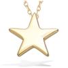 [N5363] - Gold Plated 'Star' Pendant - 13x13 Mm