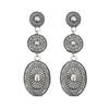 1 Pair Bohemia Style Drop Earrings Tassel Design Lightweight Stud Earrings Urban Charm Earrings Jewelry Gift