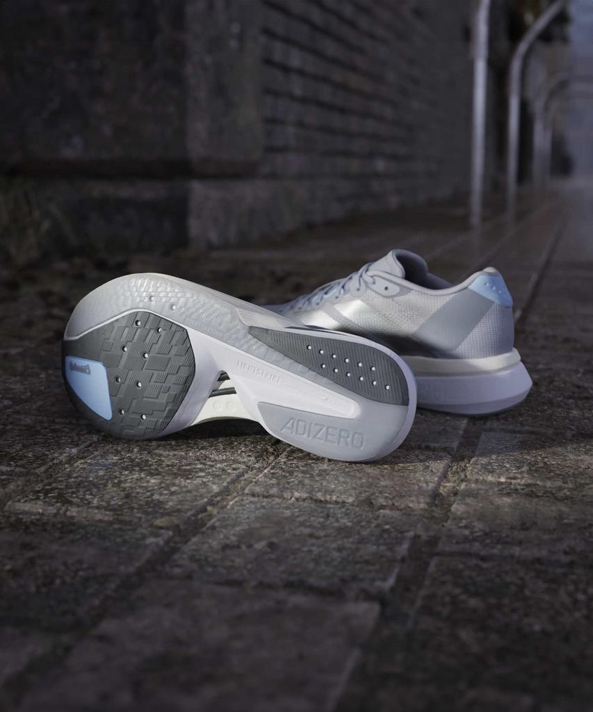Adidas Adizero Boston 13 W - Halo Silver: Glow Blue / Js4949