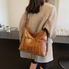 Ретро сумка под мышкой женская осень и зима 2025 новая трендовая корейская сумка-тоут с бантом большой вместимости на плечо для通勤