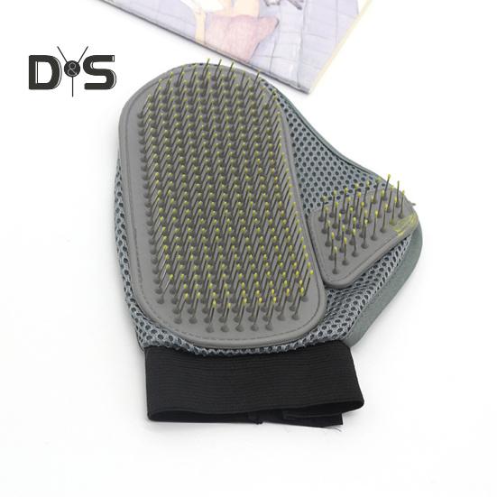 Перчатки для мытья собак, щетка для мытья домашних животных с высокой плотностью зубцов, перчатки для удаления шерсти домашних животных, средства для ухода и массажа собак и кошек