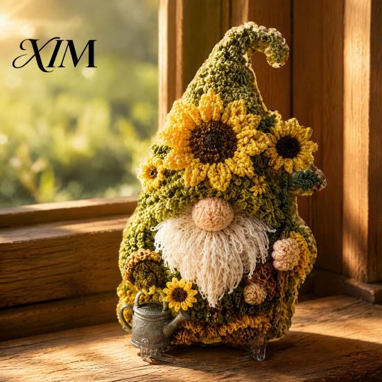Stress Relief Art Activities Gnome Fabric Poke Kit, Festive Designs, DIY Craft Valentine Day Handmade Gifts Halloween Christmas Ornament
