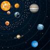 CO & LO Солнечная система Планеты DIY Наклейка на стену Съемная светящаяся в темноте наклейка Декор комнаты