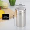 Stainless Steel Pepper Bottle with Rotating Cover Seasoning Storage Can Spice Jar Salt Sugar Container Kitchen Tools