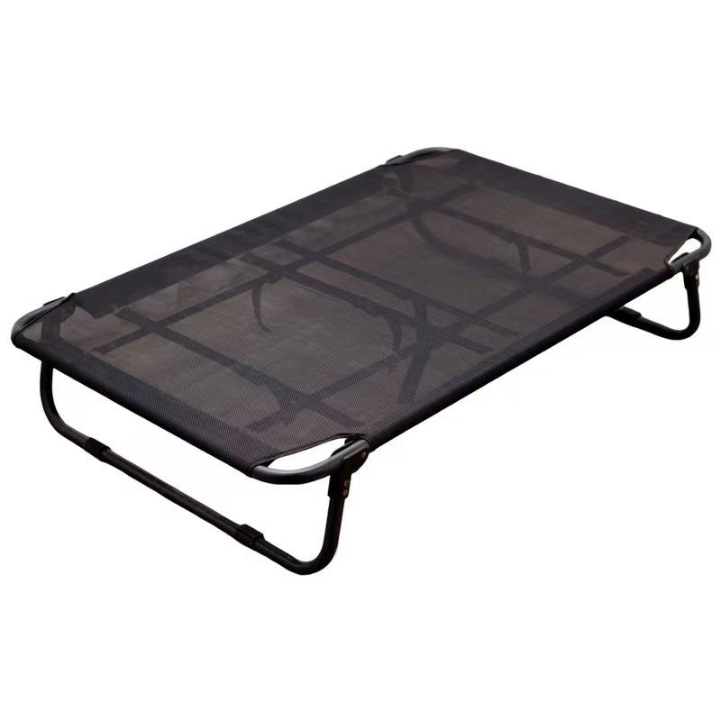 Extra Large No-Slip Feet Indoor Outdoor Pet Hammock Heavy-Duty Outdoor Breathable Cooling Mesh Chew-Resistant Frame Dog Bed