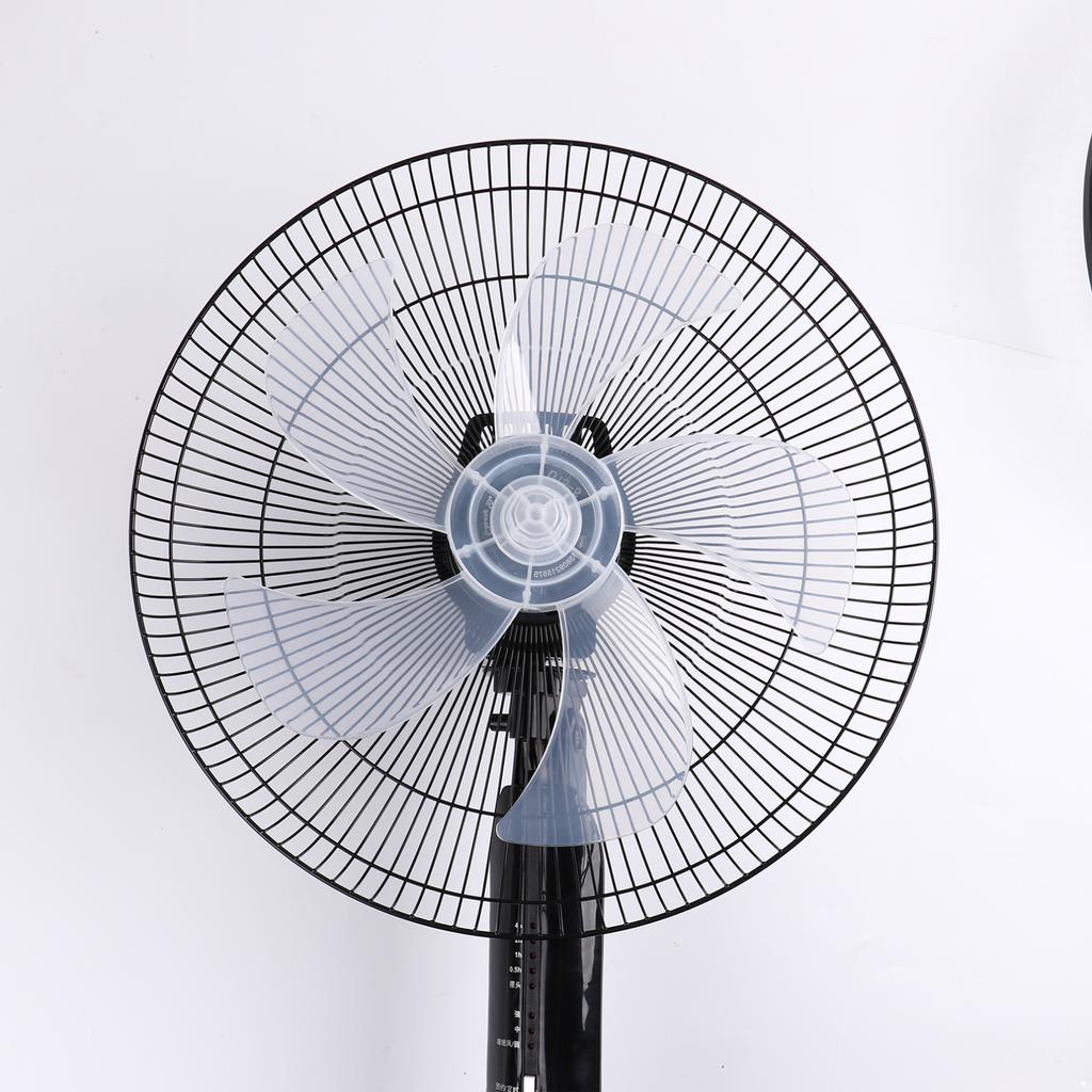 12/14 Inch Universal Plastic Silence Fan Blade 5 Leaves with Nut Cover for Household Standing Pedestal Fan Table Fan Accessories