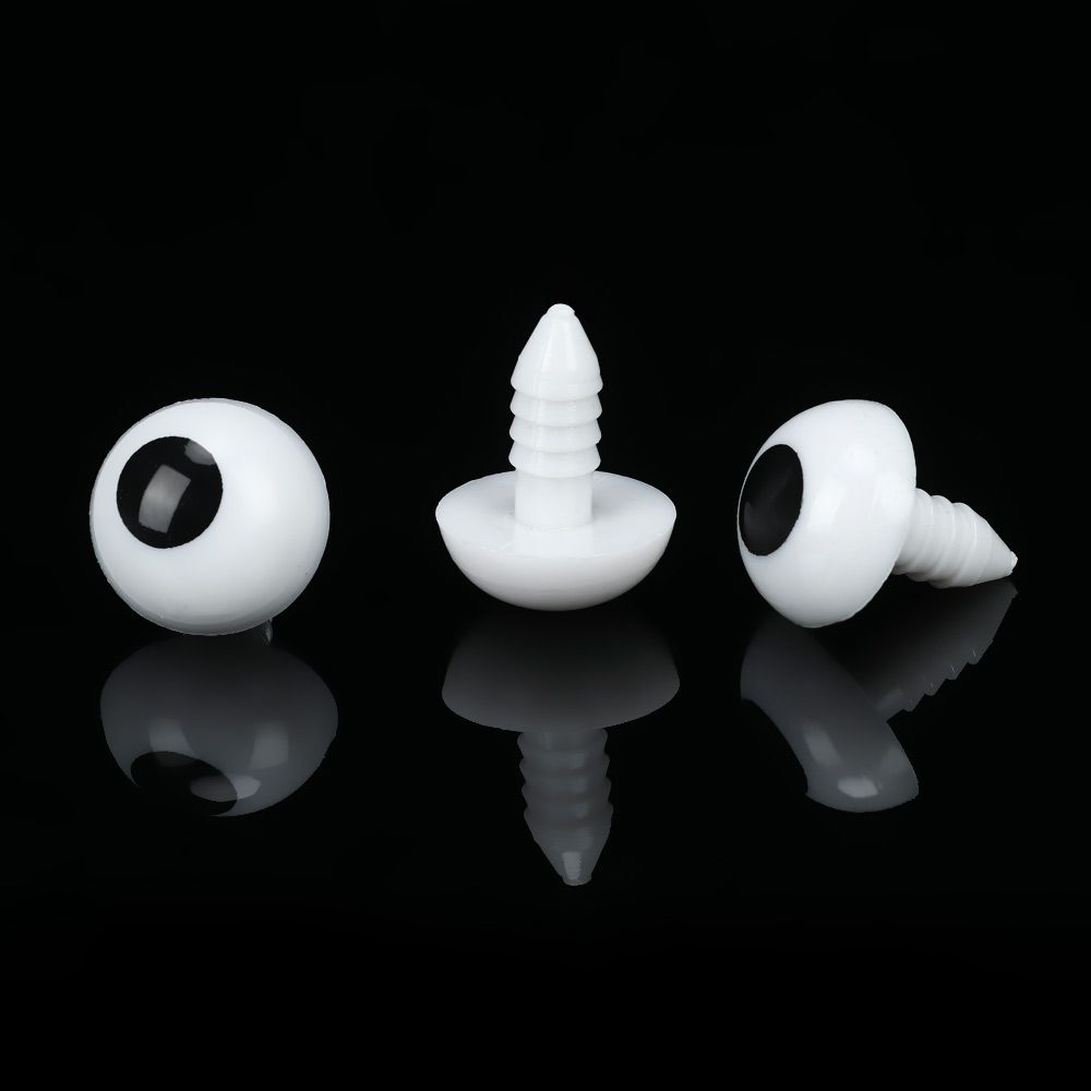 Plastic White&Black Stuffed Toys Parts Doll Eyes Craft Animal Puppet Accessories Safety Doll Eye