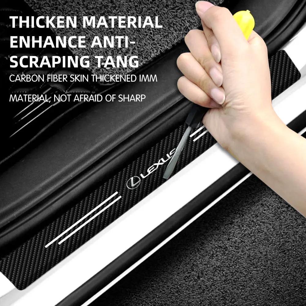 Наклейки на задний багажник автомобиля, полоски на пороги, противоцарапающая наклейка для Lexus RX350 IS300 ES350 IS250 CT200H NX GS350 NX200T ES250