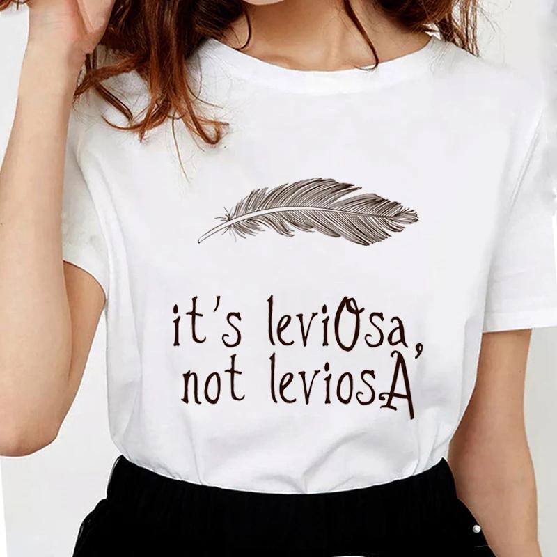Three Brothers Tale Deathly Hallows Female T-shirt Funny Women Soft Casual White T shirt Tops,Drop Ship