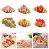 Artificial Croissant Simulation Realistic Croissant Fake Bread Simulation Food Toy for Decoration Display Props Model