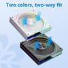 ARGB Infinitys Mirror 120mm Computer Case Fan High Performances Cooling PWM Adjustable Speed 600 1800RPM