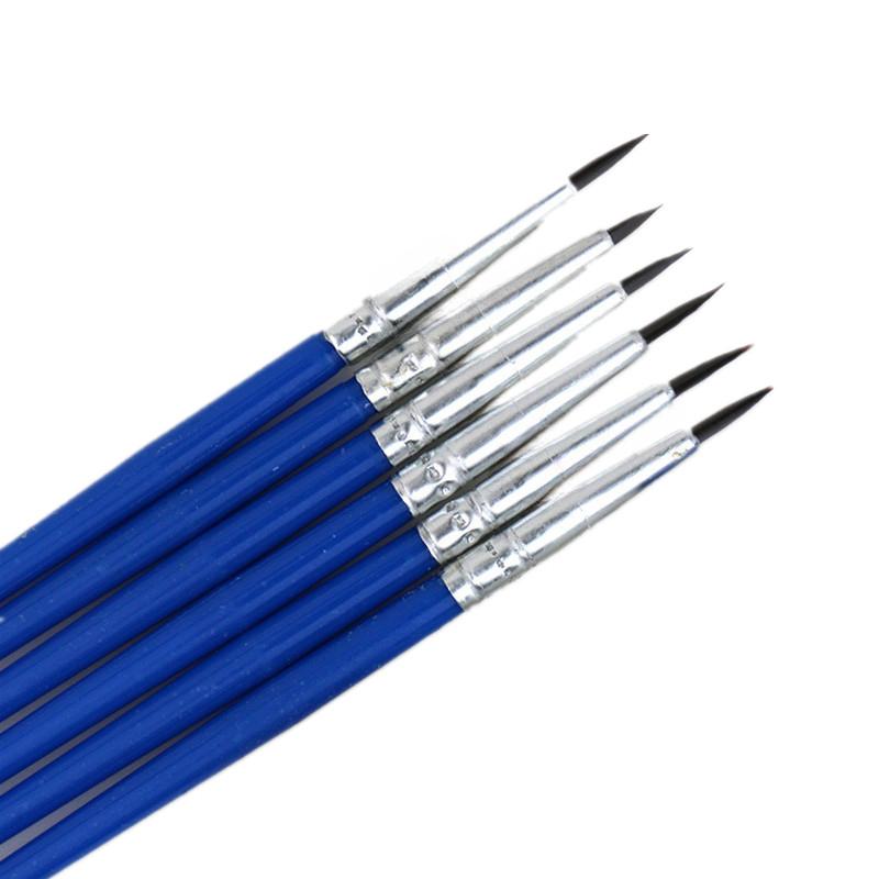 10pcs/set Painting Brushes for Oil Painting DIY Graffiti Line Drawing Pen for School Students Paint Brush