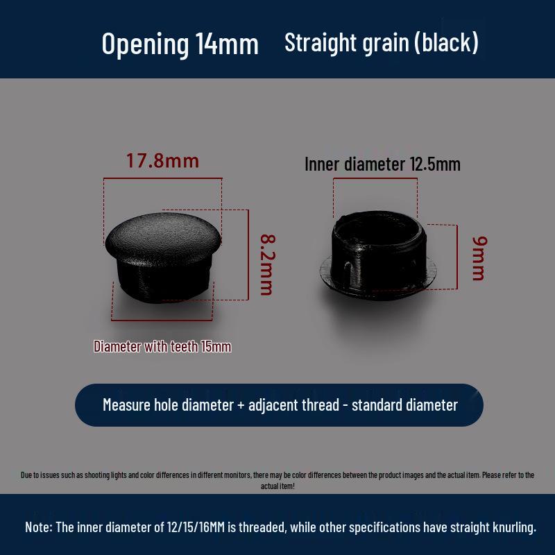 Универсальная круглая декоративная пластиковая заглушка для мебельных петель и отверстий под винты