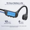 DOOGEEEco Bone Conduction IP68 Waterproof 32GB MP3 10 Hours Continuous Adjustable Suitable for Swimming and Long Playback Fast Earphones, (Swimming