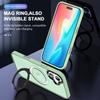 For iPhone 16 Case Compatible with MagSafe Kickstand Back Phone Cover