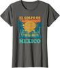 El Golfo De Mexico Retro Vintage Beach Lover Present Ladies' Crewneck T-Shirt