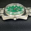 USED VINTAGE ORIENT AUTOMATIC 46941 JAPAN MENS GREEN COLOR DIAL WATCH A702206-5 R123-a702206