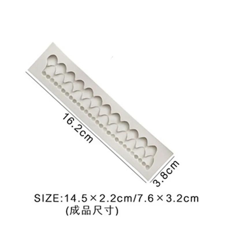 Разнообразие кружевных силиконовых формочек DIY для помадки, торта, шоколадной помадки, кухонных принадлежностей для выпечки