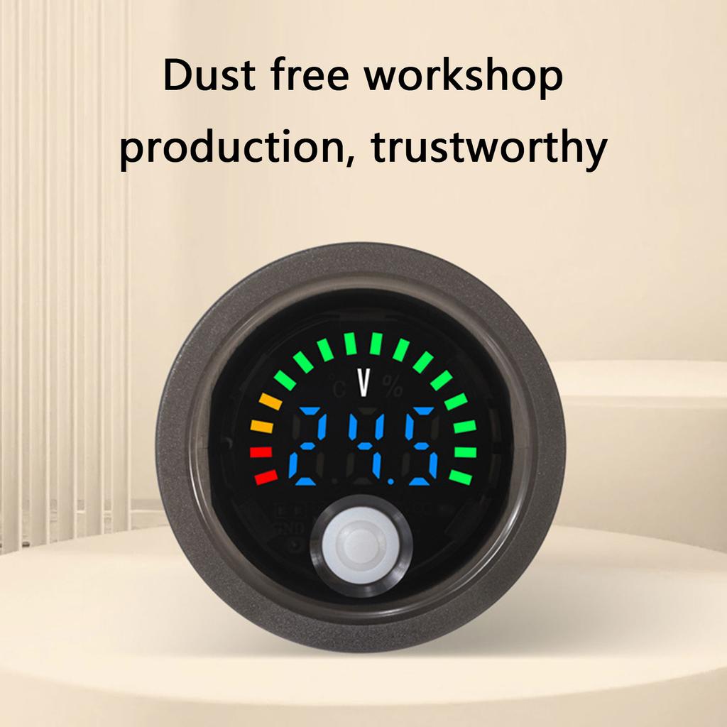 Digital Voltmeters High Visibility Display Waterproof Design For Car Truck Boats Battery Testing Industrial Applications